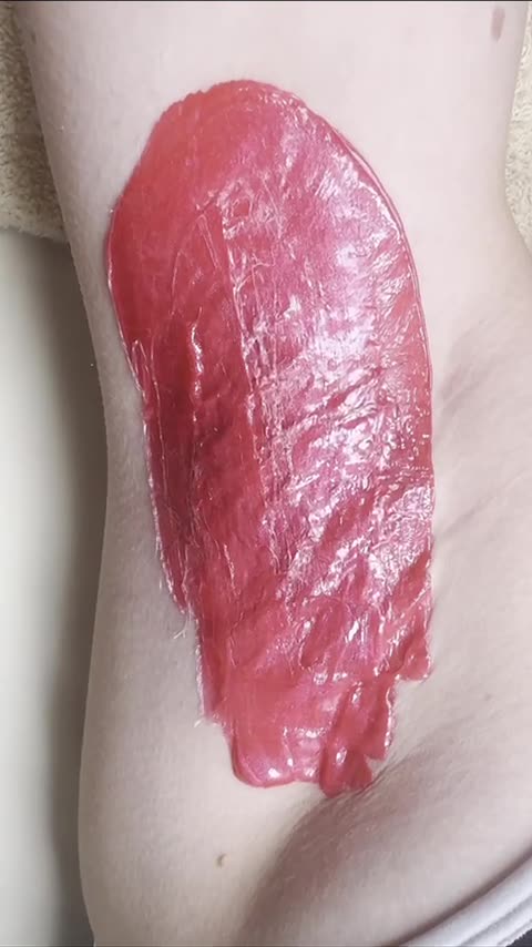Underarm Waxing Before & After in Illinois Using Cherry Desire Wax | @melissaz_skincare