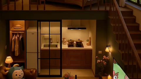 Cozy ASMR Rain Ambience in a Lofty Apartment | Relaxation Sounds