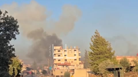 One of the Israeli attacks in southern Syria