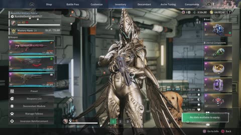 Updated Serena build for void erosion 30 solo to public guide