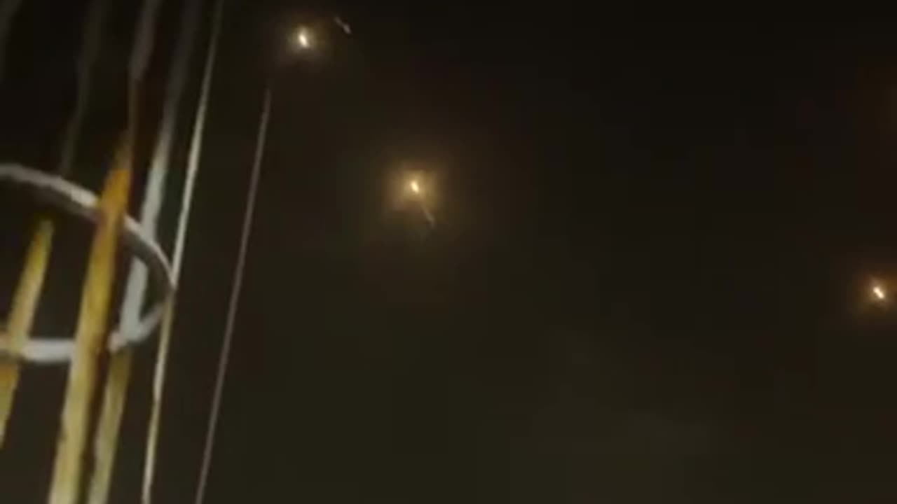 Another Iranian ballistic missiles seen impacting Tel Aviv