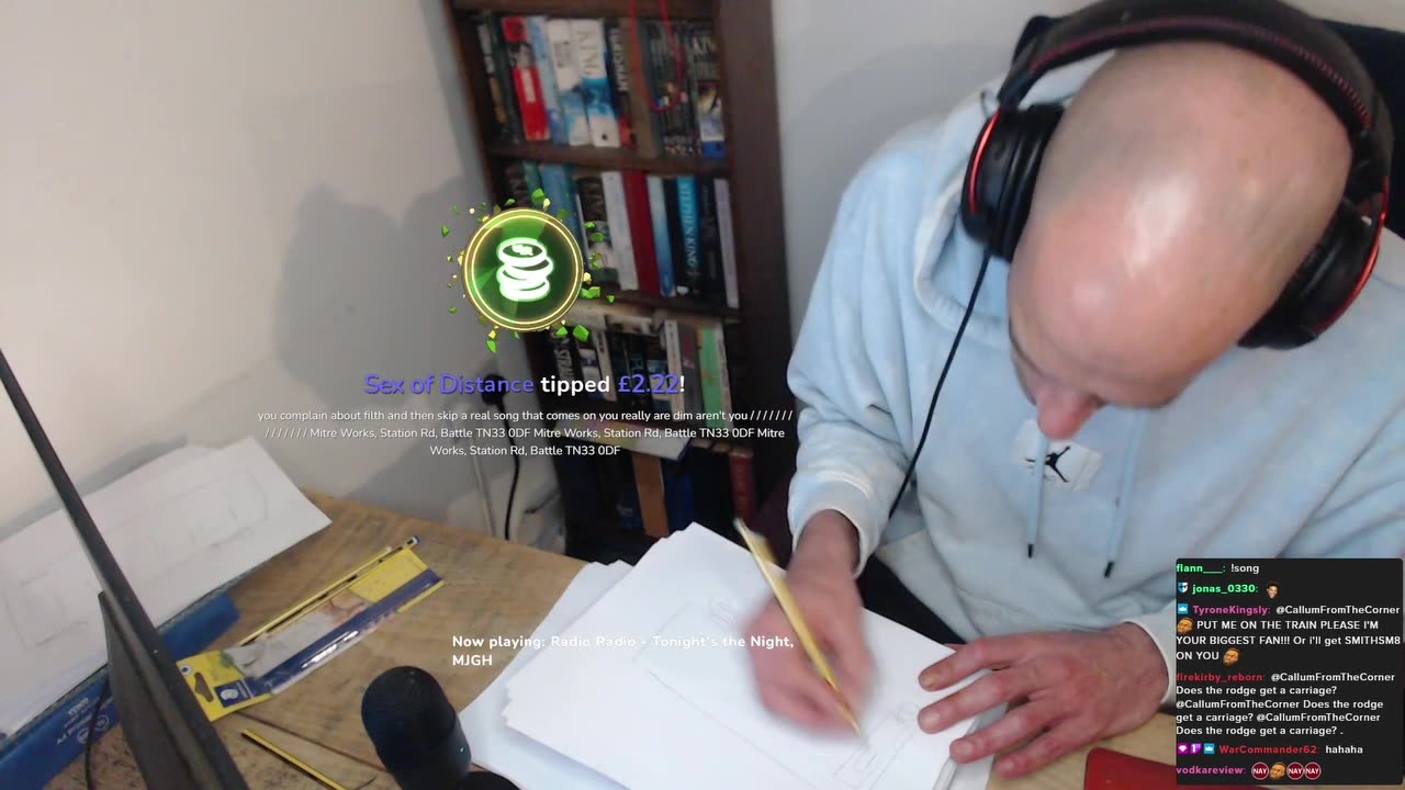 CallumFromTheCorner - 2025-03-22 - Just Chatting - Drawing The Worlds Longest Train Part 1