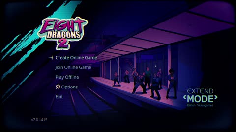 Eight Dragons 2 Demo - gameplay Double Dragon Target Renegade Beat em up Martial arts Street Brawler