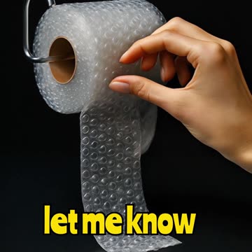 Bubble Wrap Toilet Paper Roll #fyp #shorts #reels #toilet