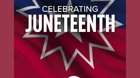 Celebrating juneteenth today is a federal holiday 06/19/25