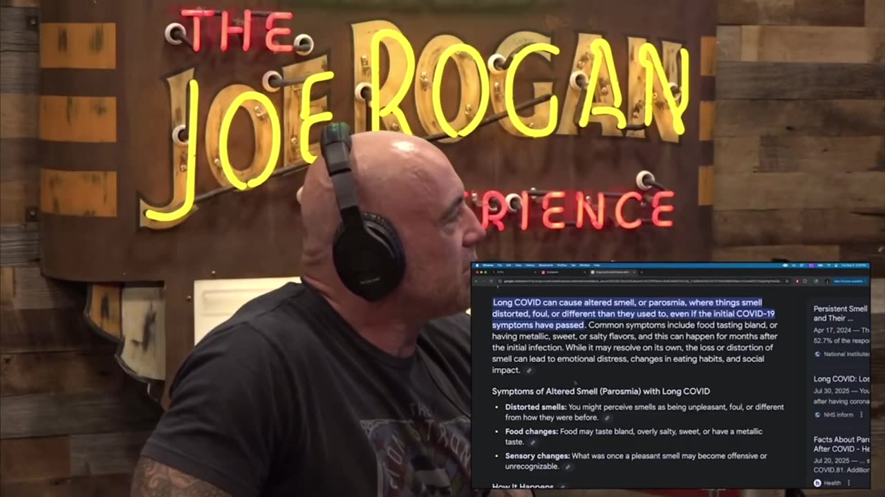 ROGAN: “Did you get COVID?”