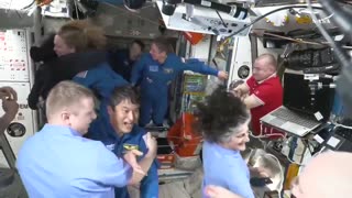 Space X crew arrive to rescue stranded NASA astronauts after they were stuck