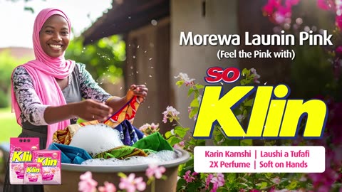 Introducing the all new So Klin Pink Detergent