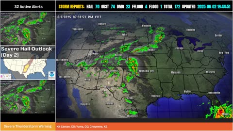 🚨 LIVE: Tornadoes, Damaging Winds & Hail Today!