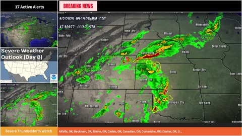 🚨 LIVE: Tornadoes, Damaging Winds & Hail Today!
