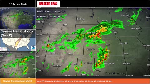🚨 LIVE: Tornadoes, Damaging Winds & Hail Today!