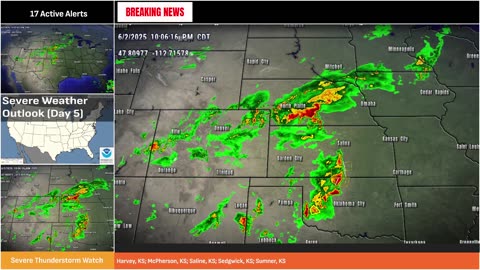 🚨 LIVE: Tornadoes, Damaging Winds & Hail Today!
