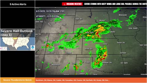 🚨 LIVE: Tornadoes, Damaging Winds & Hail Today!