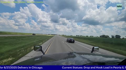 #970. Come along for the ride. Chicago to Peoria Pickup coming back to Chicago IL delivery.