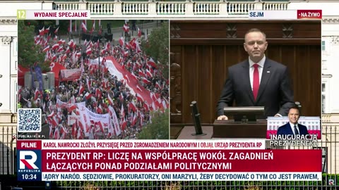 Pierwsze orędzie Prezydenta Karola Nawrockiego do narodu! Telewizja Republika