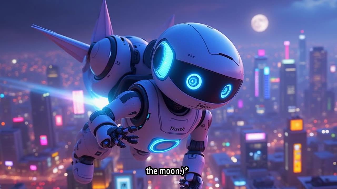 Lights over the Neon City