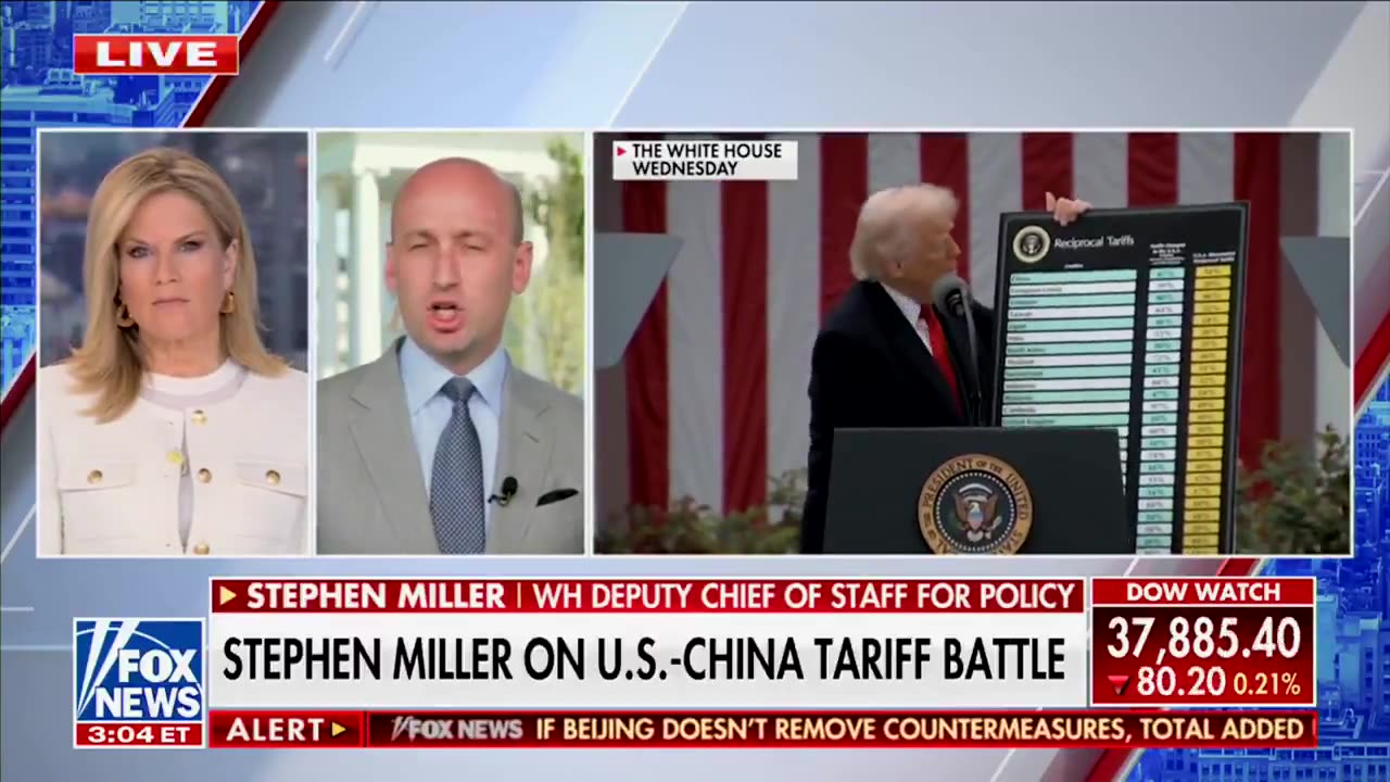 "China is now discovering for the first time they have met an American president who is not going to be intimidated"