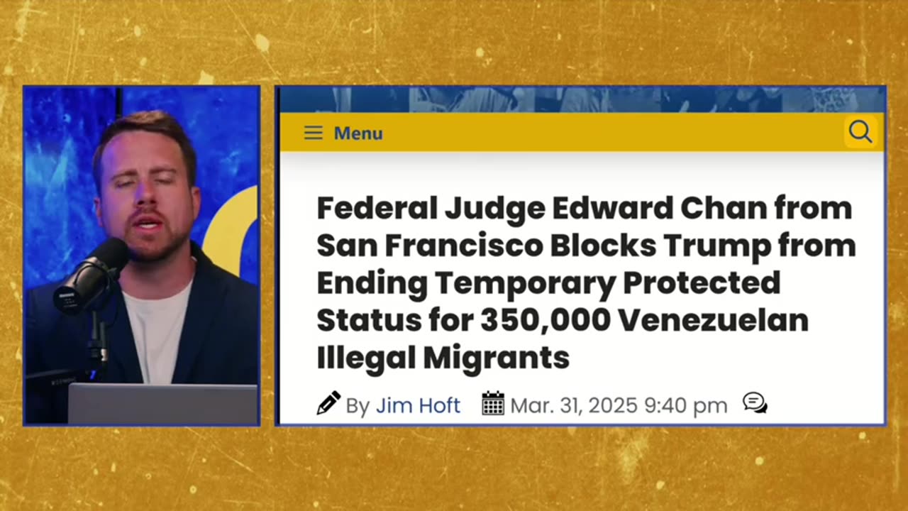Corrupt Judge BLOCKS Trump From Deporting 350,000 Venezuelan Illegals! | Elijah Schaffer’s Top 5