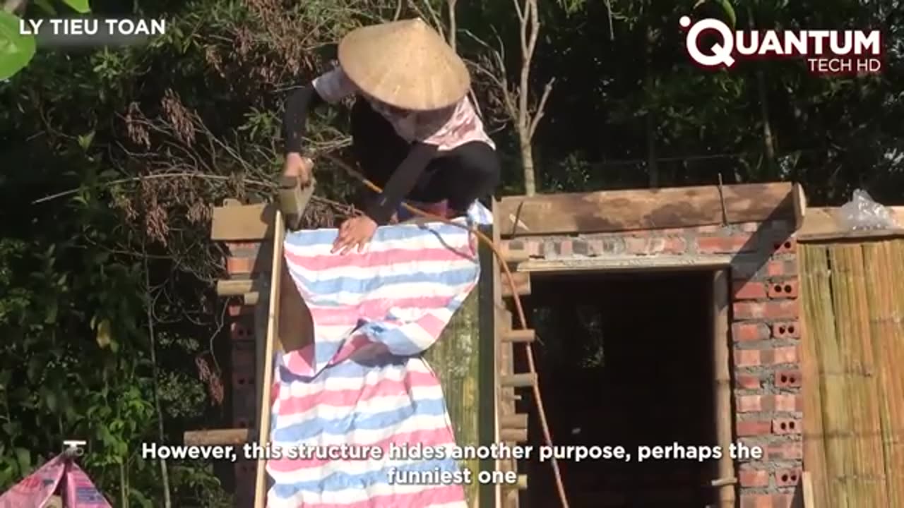 Young Woman Builds DIY CABIN with SWIMMING POOL | Start to Finish