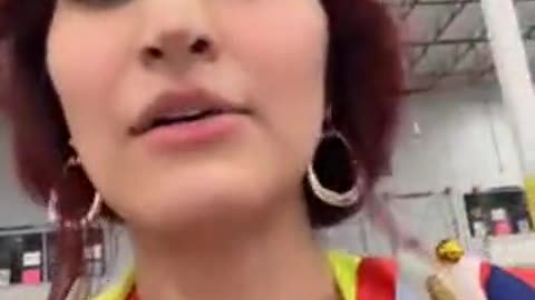 She can't work because we bombed Iran