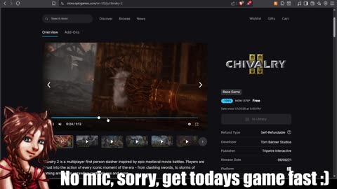 🌟Free Game! "Chivalry 2" ⚔️✨🎇 😊 Hurry!! Happy New Yearrrrr!