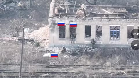 Large Column of Russian Paratroopers is Wiped Out Near Chasiv Yar(Intense)