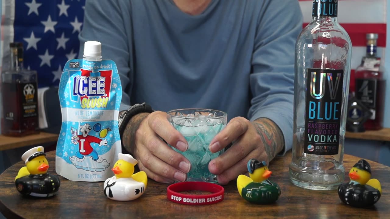 C Ronald Lewis - UV Blue Raspberry Vodka & Icee Slush Blue Lemonade