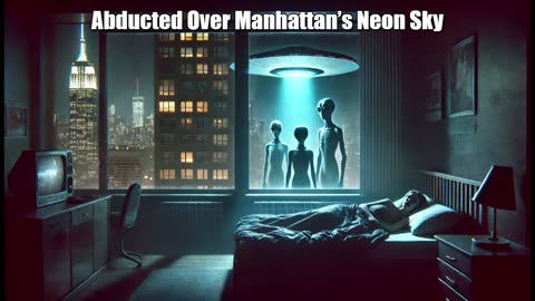 👽 Abducted Over Manhattan’s Neon Sky 🌌