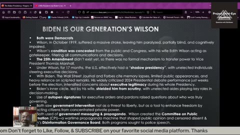Biden and Wilson both sought to police speech.