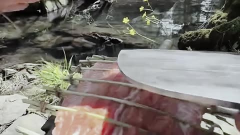 Charcoal-Grilled Mountain Salmon Delight 🐟🔥🌲