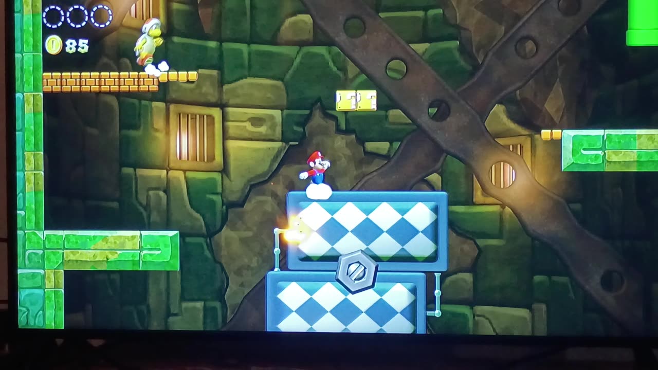 Super Mario Deluxe Switch Slide Lift Tower Fail