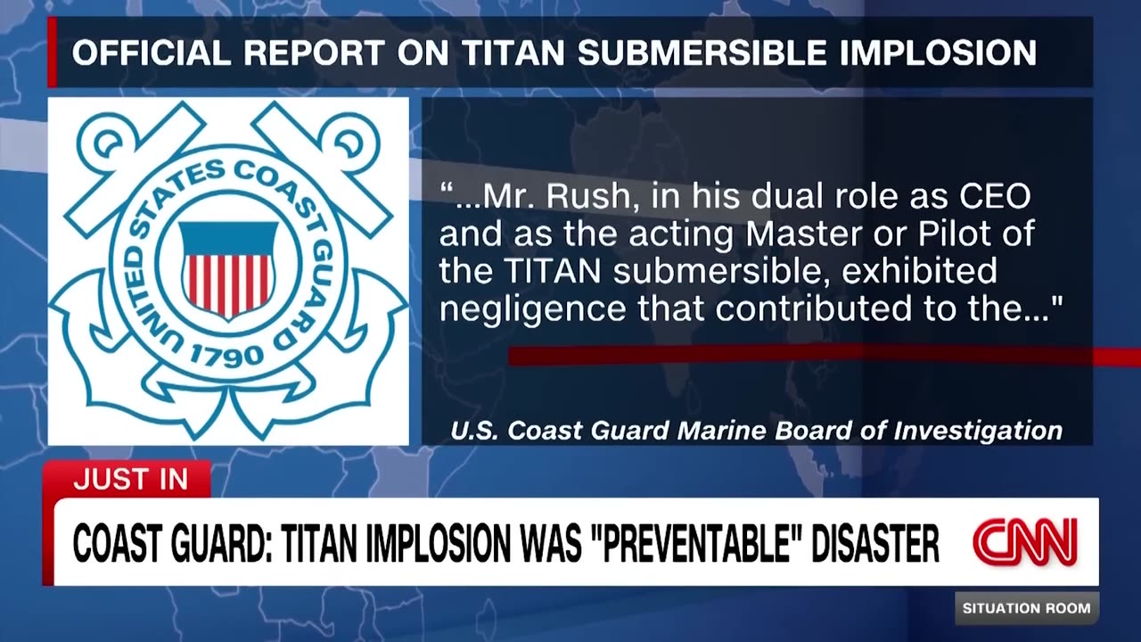 Titan's passengers died ‘instantaneously,’ Coast Guard report finds