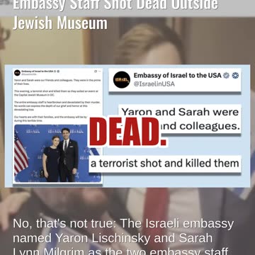 Fact Check: Photo of Men With Israeli Flags Does NOT Show Embassy Staff Shot Dead In D.C.