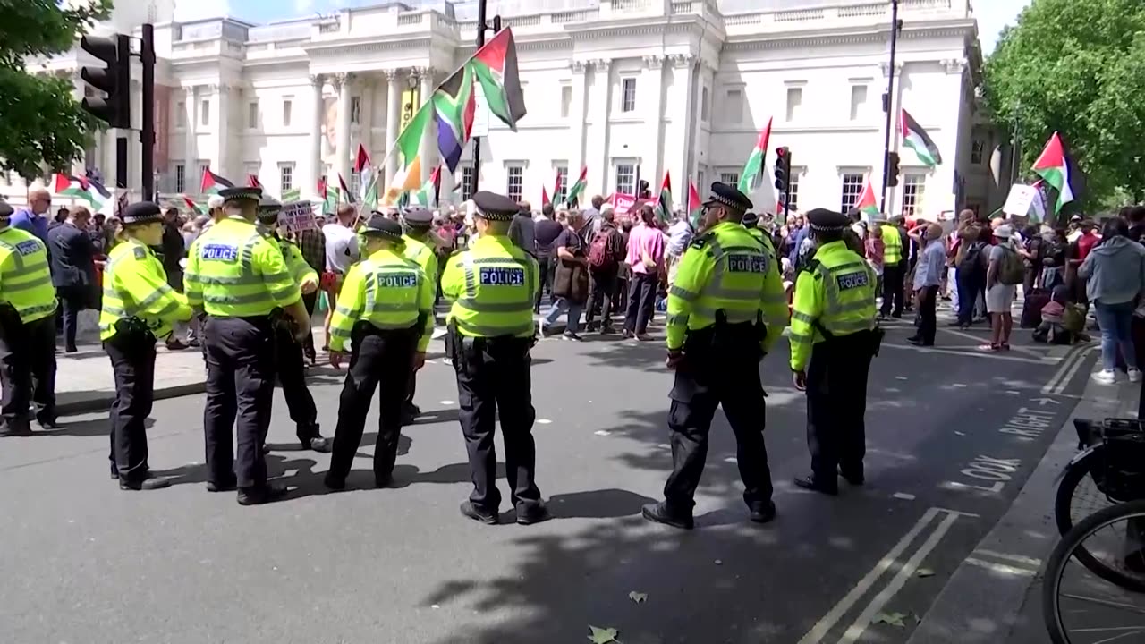 Protests after UK says it will ban campaign group Palestine Action