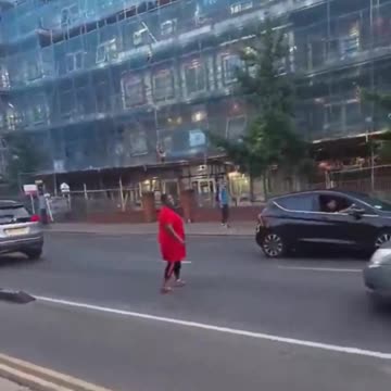 This is London. Why do they always climb on cars