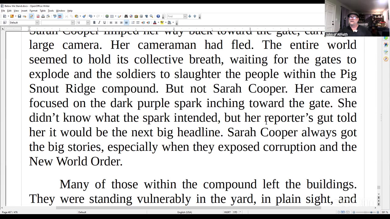 LIVE Reading of "Below We Stand with author John of AllFaith