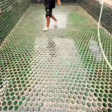 Check out this glass bottle masterpiece!