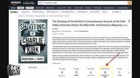 Alex Jones | Charlie Kirk death was posted on Amazon day before it happened