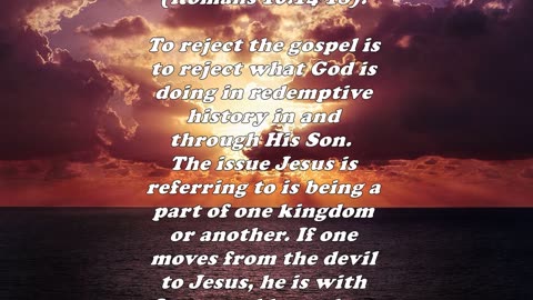 Matthew 12:30 - Daily Bible Verse Commentary