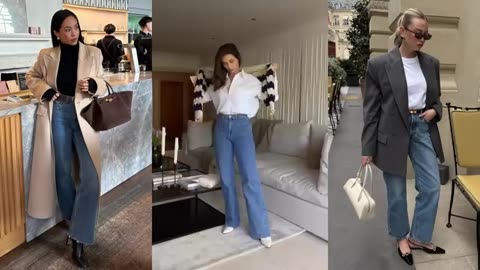 What Elegant Women Wear With JEANS