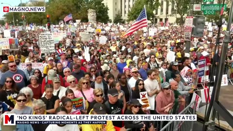 🇺🇸 'No Kings' Radical-Left Protest Against America First President Donald Trump Across U.S. [LIVE]