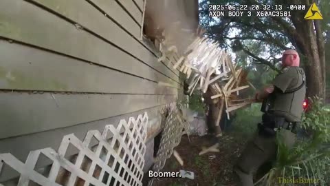 Bodycam video shows rescue of 3 people from fire being investigated as arson