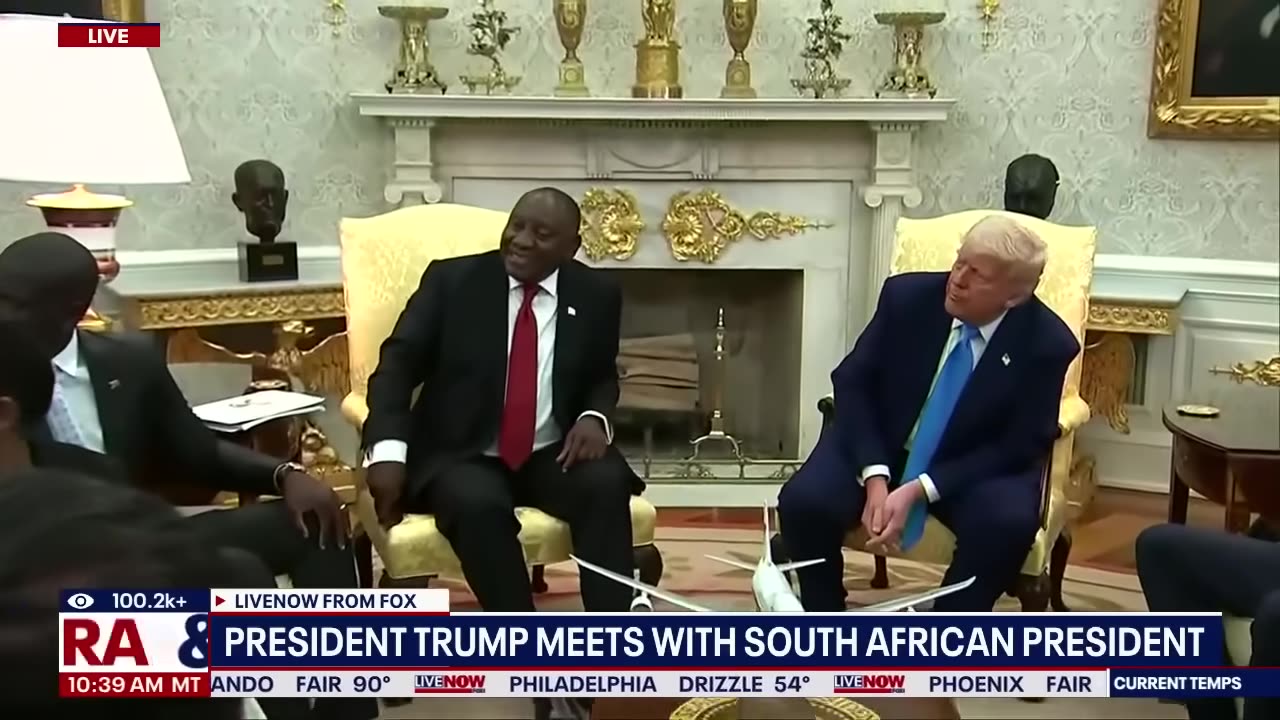 President Trump accuses South Africa of Genocide against White farmers!