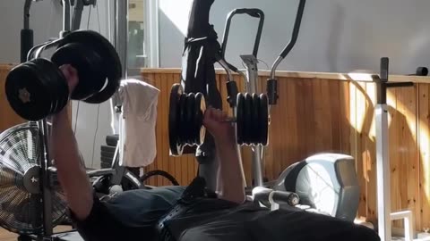 Artur Beterbiev Presses 103lb Dumbbells in Each Hand