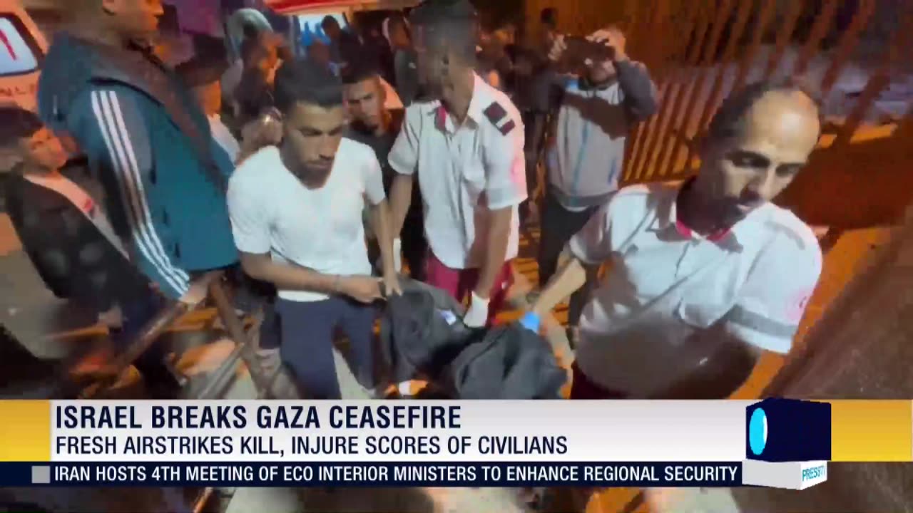 Israel launched fresh attacks on Gaza in blatant violation of the ceasefire deal