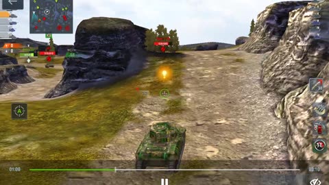 Only Canadian tank in WOT Blitz Kicking butt!