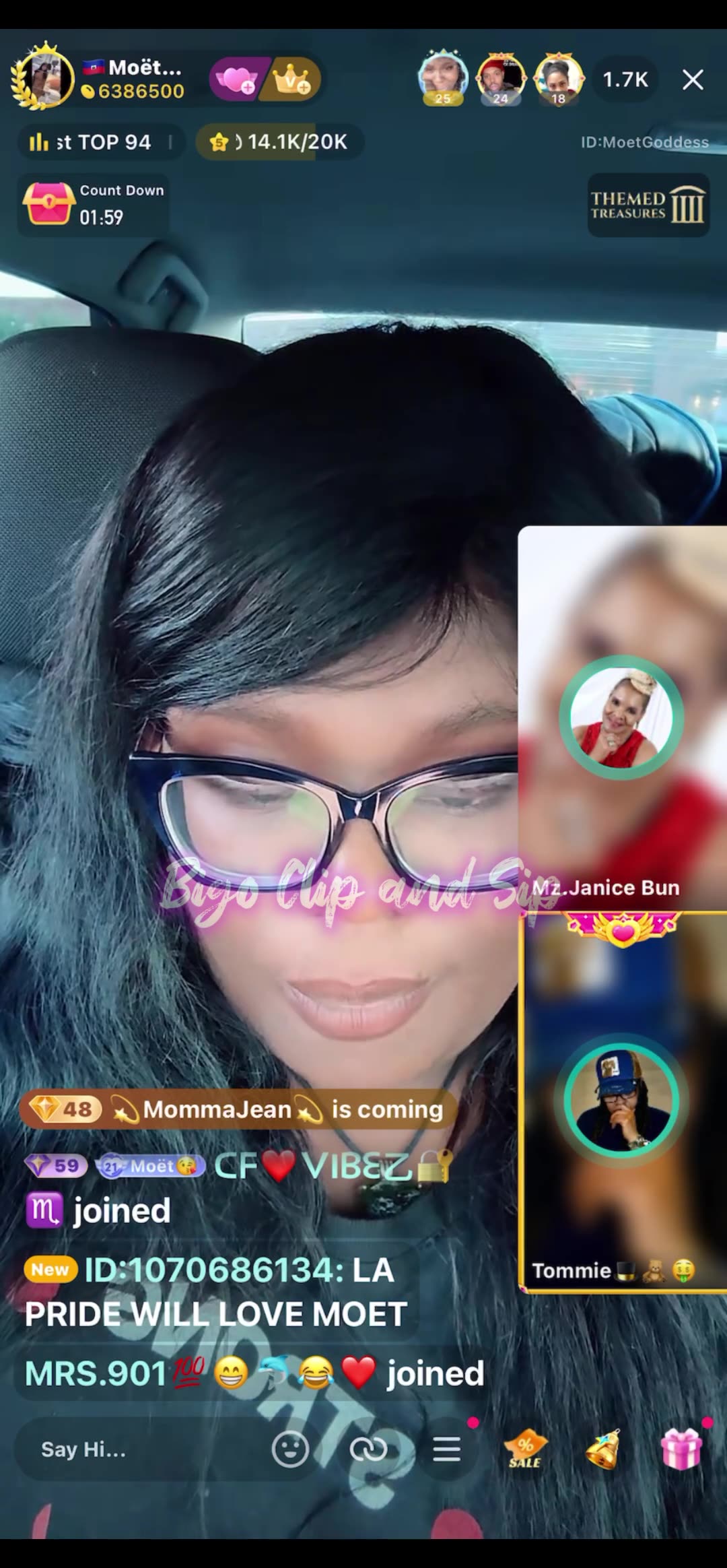 Moet cant accept advice from Tommie/Janice-lines NVM for reassurance 5/22/25 #bigoclipandsip