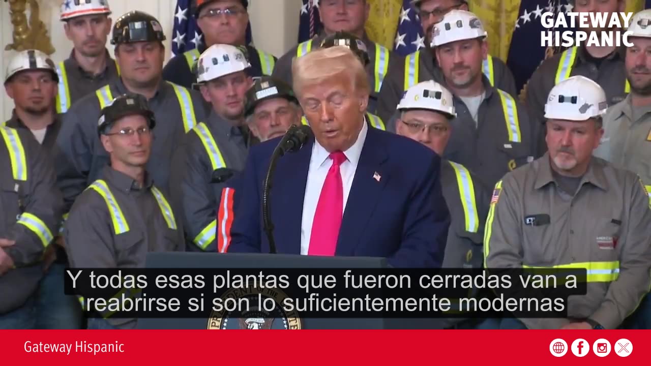 Trump promete revivir la industria del carbón y devolver empleos a los mineros