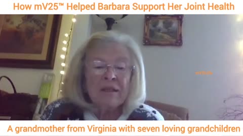 Barb's Joint Health Journey with mV25