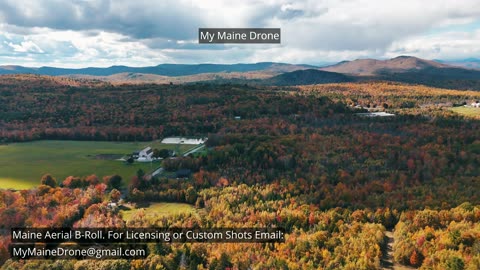Maine B-Roll (No Audio): Fall Foliage in Woodstock Maine Video 5